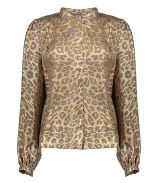 Geisha Blouse velvet look leopard 52869-14