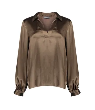 Geisha Blouse shiny satin 53860-14