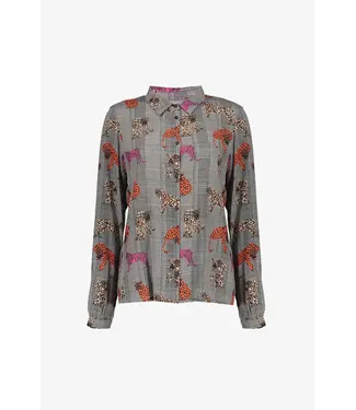 Geisha Blouse animal lurex 53756-20