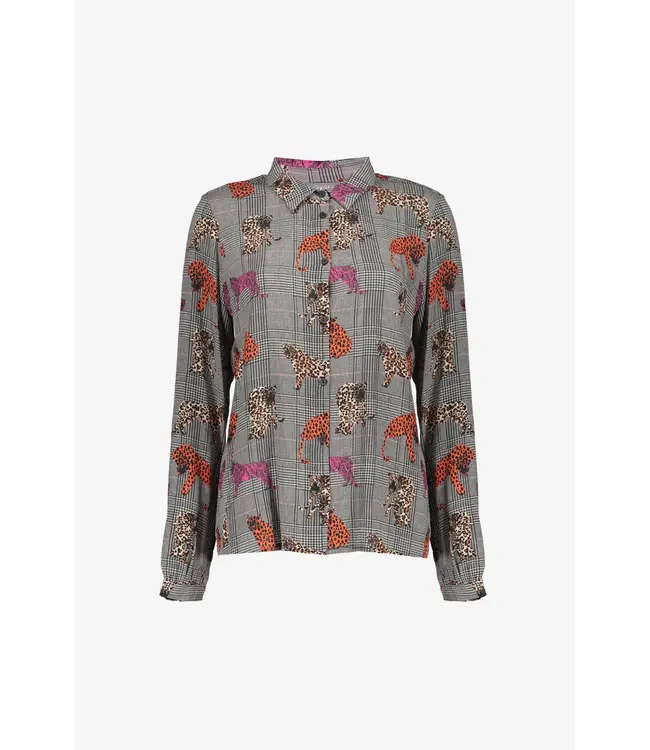 Geisha Blouse animal lurex 53756-20