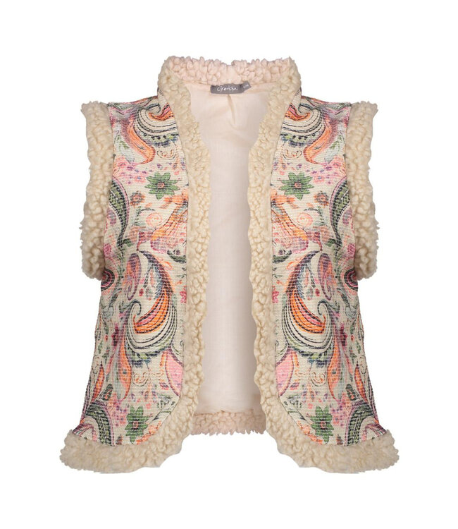 Geisha Gilet 55899-20 beige/soft pink