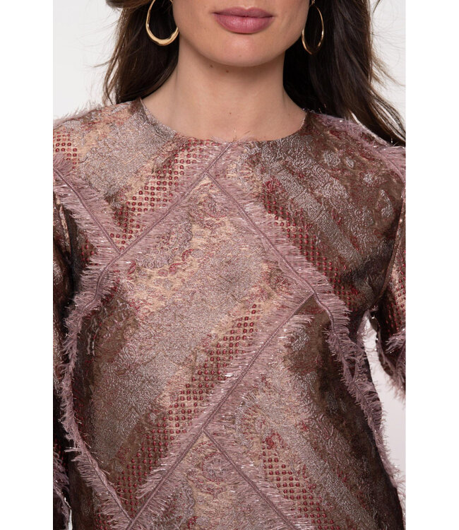 Geisha Top 53950-20 gold/soft pink