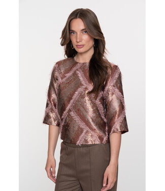 Geisha Top 53950-20 gold/soft pink
