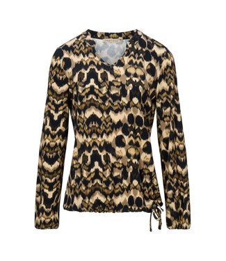 Dreamstar top Maze zigzag camel mix