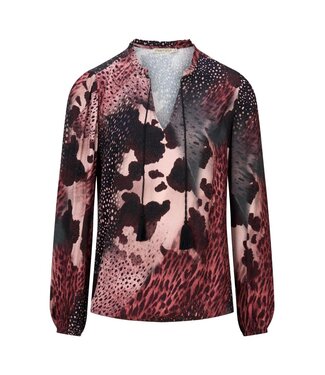 Dreamstar Blouse Amadeo W25 218 burgundy mix