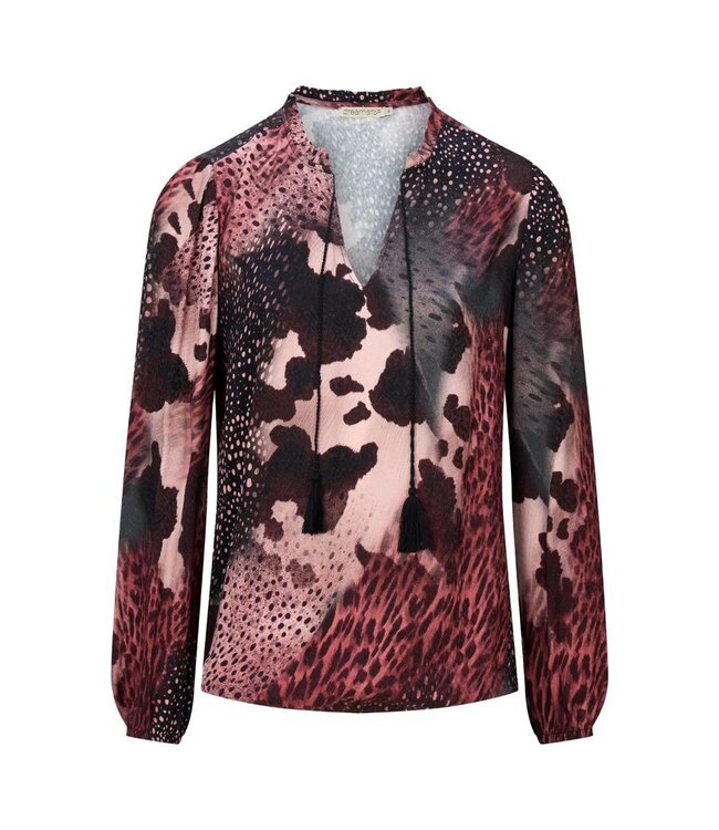 Dreamstar Blouse Amadeo W25 218 burgundy mix