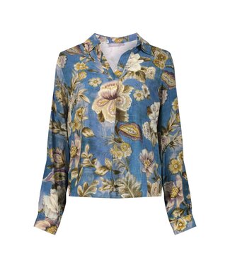 Geisha Top 53946-20 blue/green