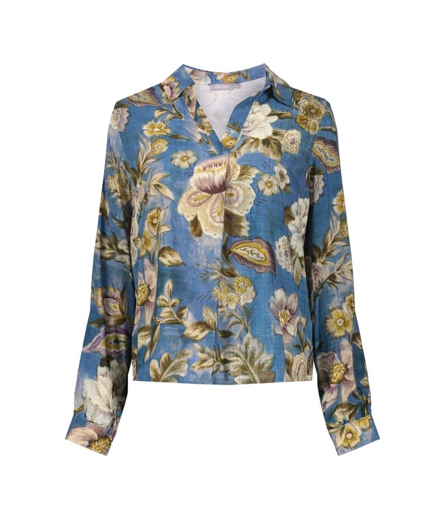 Geisha Top 53946-20 blue/green