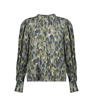 Geisha Top 53945-20 grey/olive green