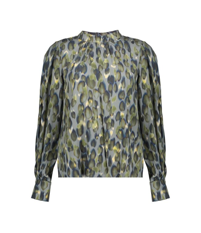 Geisha Top 53945-20 grey/olive green