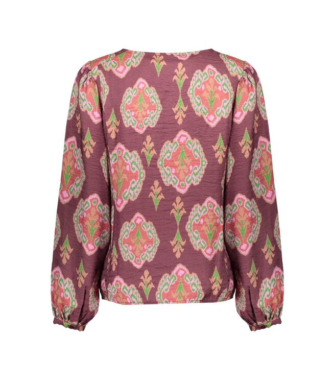 Geisha Top 53908-20 burgundy/pink