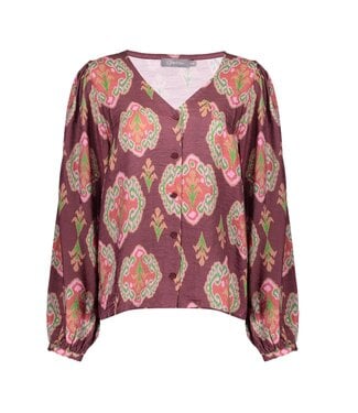 Geisha Top 53908-20 burgundy/pink