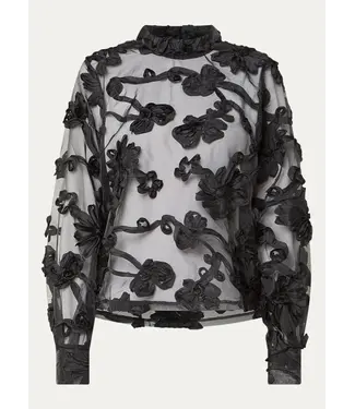 Aaiko Top Lucia flower pes 502 black