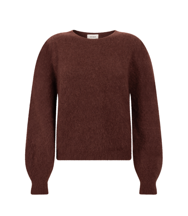 Aaiko Sweater Denize wp 389 spicy chocolate