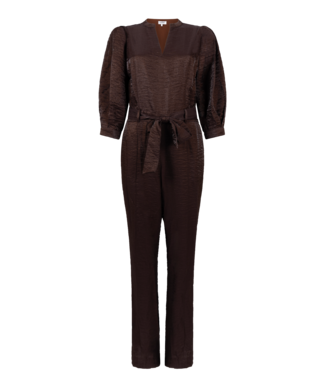 Aaiko jumpsuit Hellen shine pes 521 pinecone