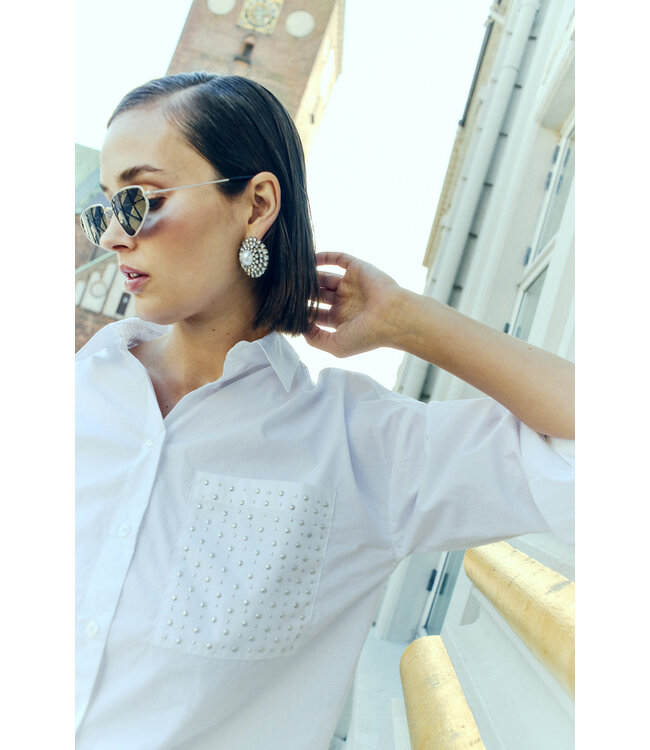 Freequent Shirt FQKAMILLE 207151 bright white