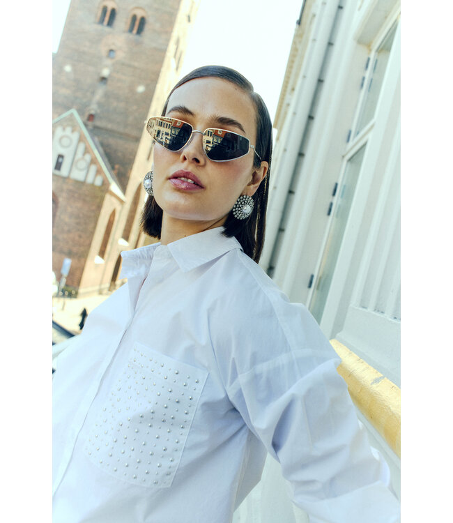 Freequent Shirt FQKAMILLE 207151 bright white