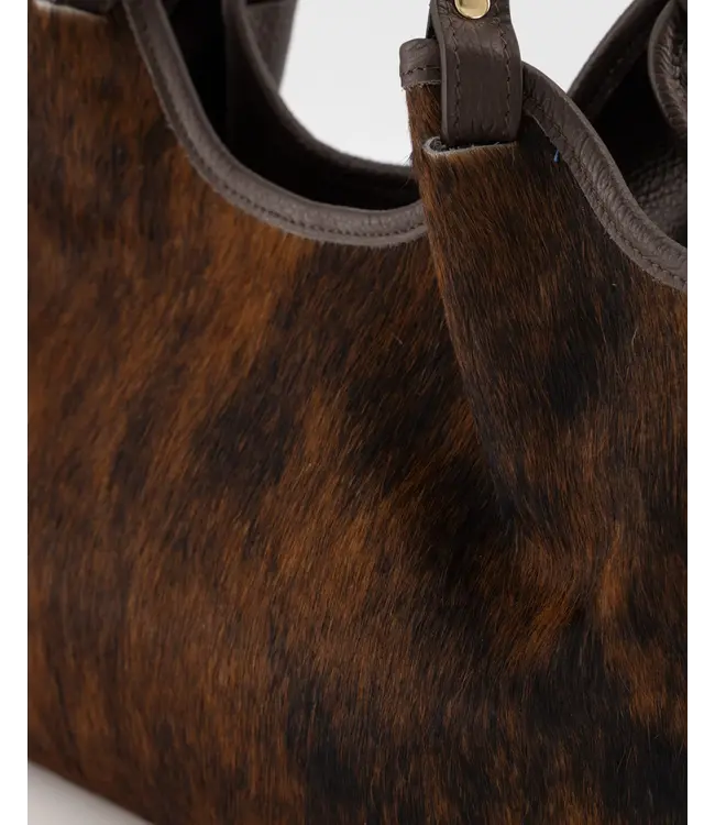 Tas Lou medium donkerbruin