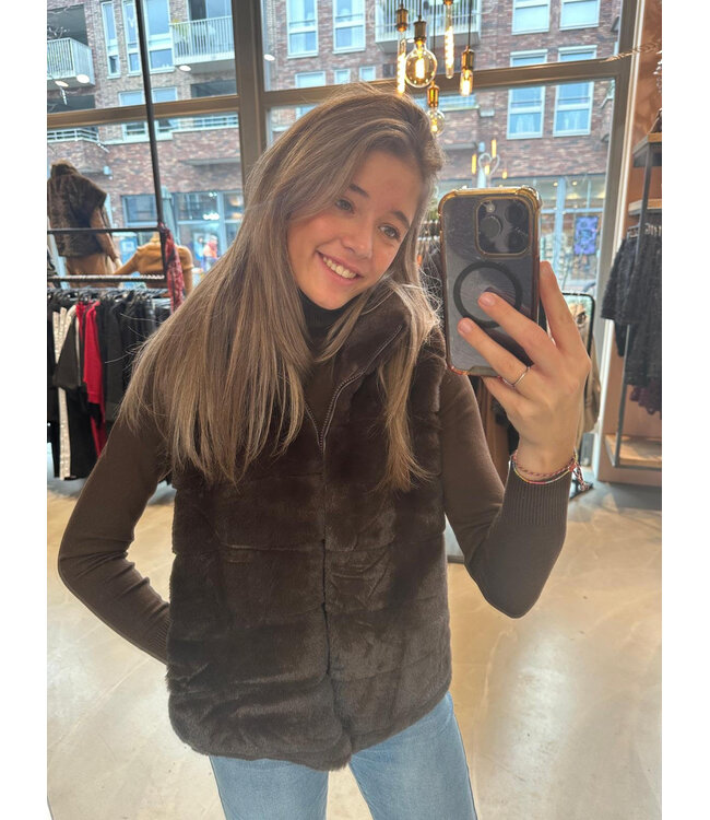 Freequent Gilet Fluffy (div kl.)