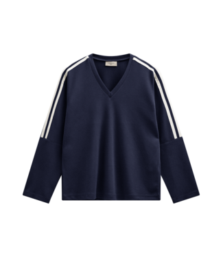 Freequent Pullover FQLUCINDA 207445 navy blazer w. star off/white