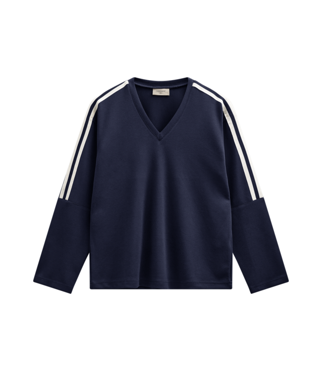 Freequent Pullover FQLUCINDA 207445 navy blazer w. star off/white