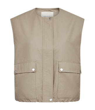 Freequent Waistcoat FQCANA 207721 silver mink