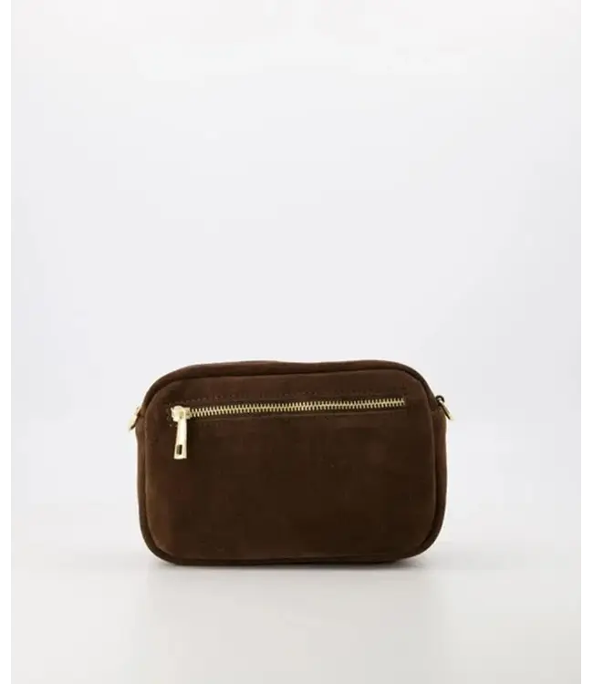 Musthave Tas Irene suede bruin