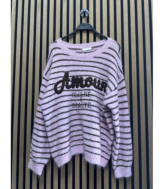 Musthave Sweater Amour pink one size