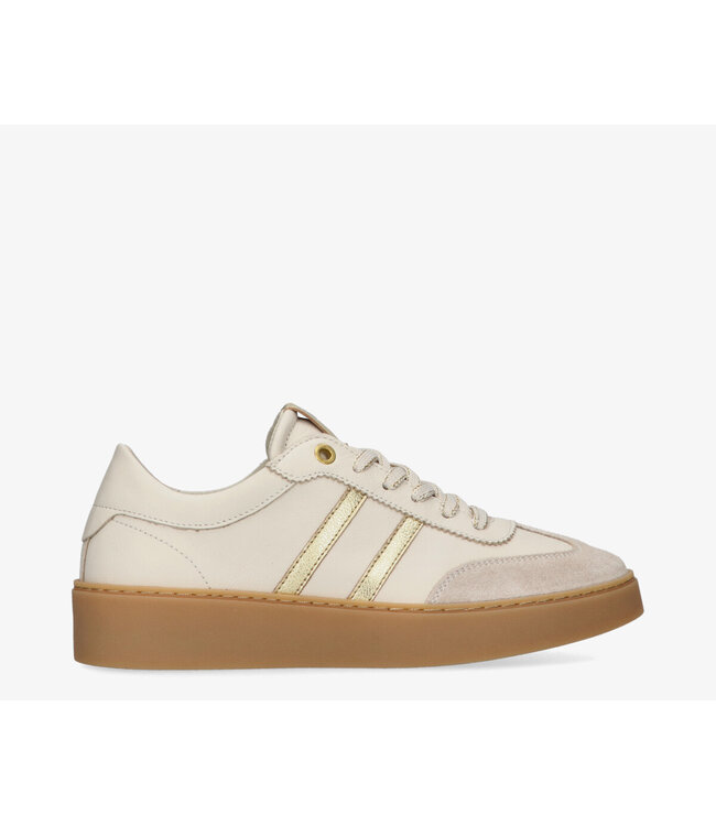 Tango Sneaker Nynke 2-a off-white brogue leather