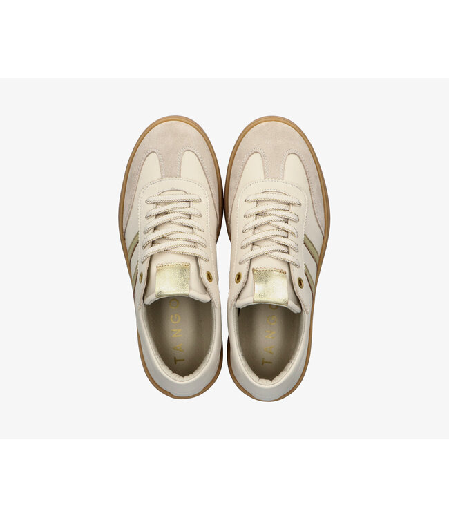 Tango Sneaker Nynke 2-a off-white brogue leather