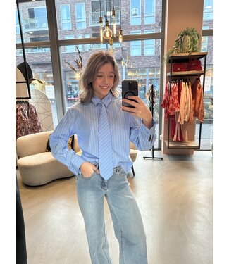 Musthave Blouse Tie blue