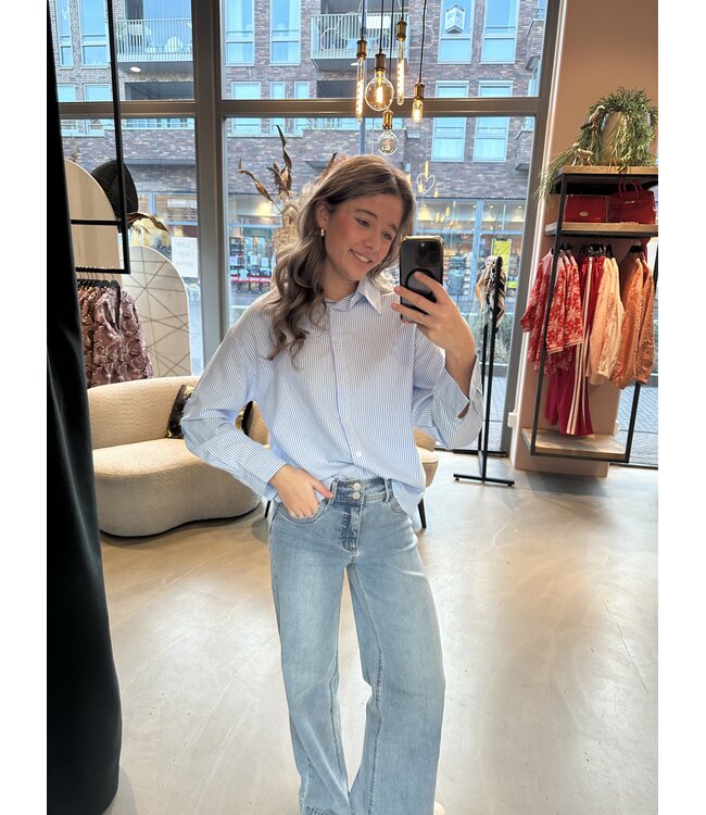 Musthave Blouse Miraclex stripe (div kl.)