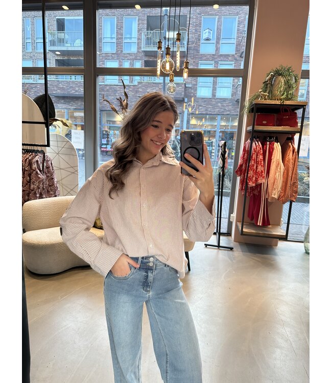 Musthave Blouse Miraclex stripe (div kl.)