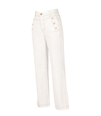 Dreamstar Pants Varosa wide cotton stretch Z26 112 ivoor