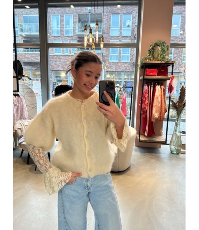 Musthave Cardigan Jolie mohair one size (div kl.)