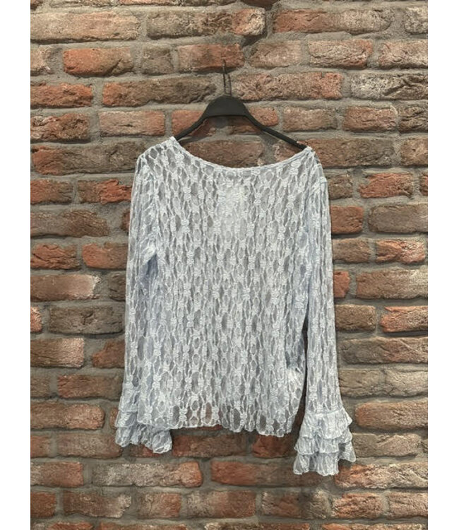 Musthave Top kant uitlopende mouw one size (div kl.)