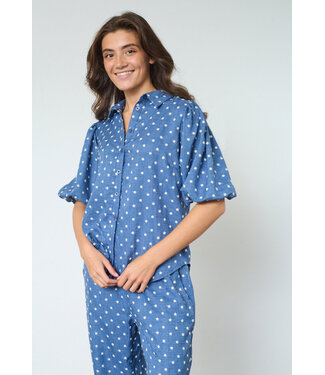 Sisters Point Shirt Ella 19447 SS26 Blue flower