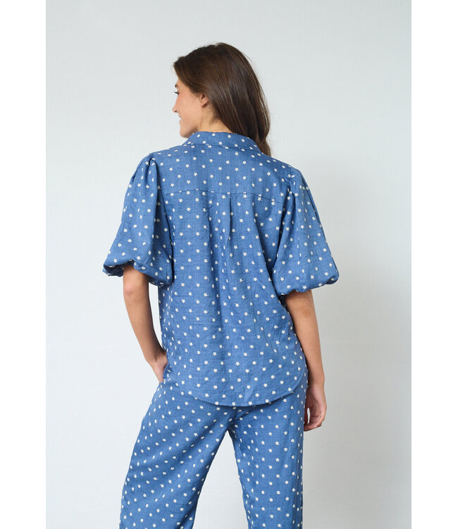 Sisters Point Shirt Ella 19447 SS26 Blue flower