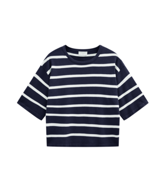 Freequent Pullover FQCONNY 207377 Navy blazer w. star off/white