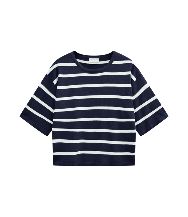 Freequent Pullover FQCONNY 207377 Navy blazer w. star off/white