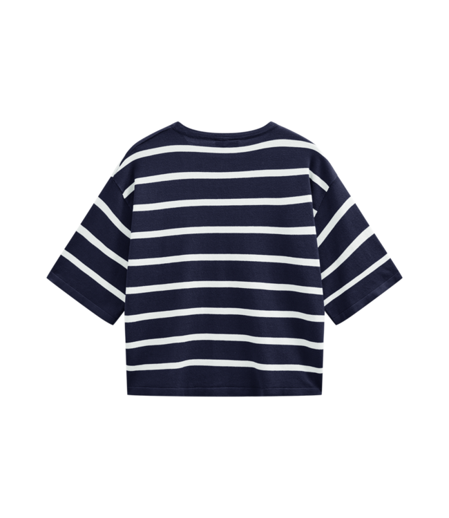 Freequent Pullover FQCONNY 207377 Navy blazer w. star off/white