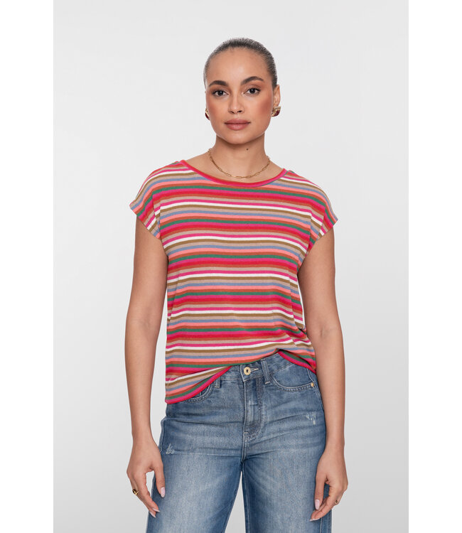 Geisha Top 62157-20 red/pink/orange