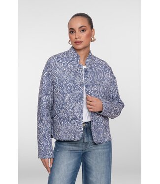 Geisha Jacket printed 65101-70 blue/off-white