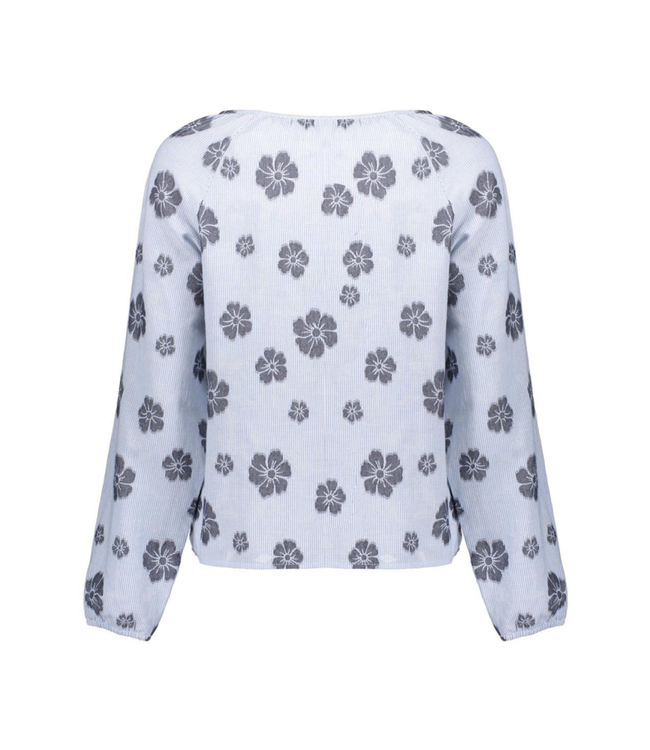 Geisha Top 63213-20 light blue/navy