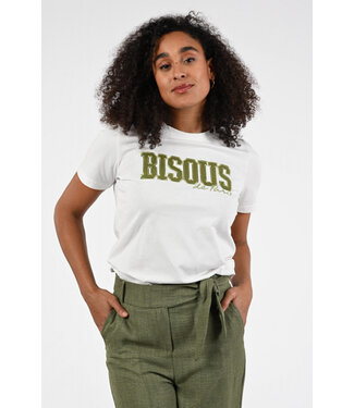 Musthave T-Shirt bisous 62072-24 off white