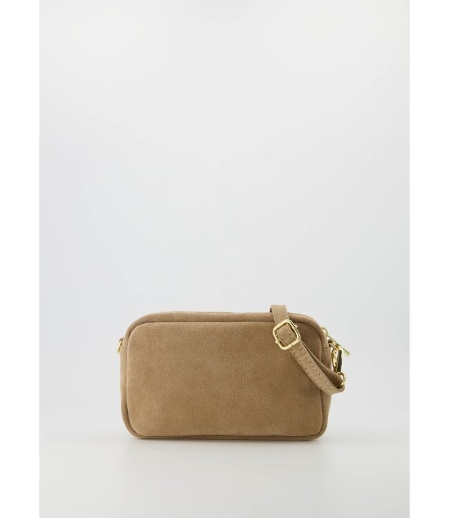 tas Irene suede taupe