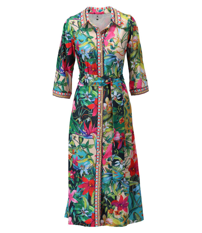 K-Design Maxi jurk met design C410 P135