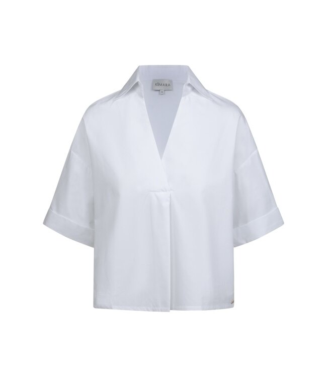 Kimara Blouse Sisi poplin KR87 white