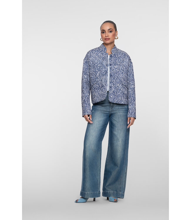 Geisha Jeans yam 61034-10 mid blue denim/ gold