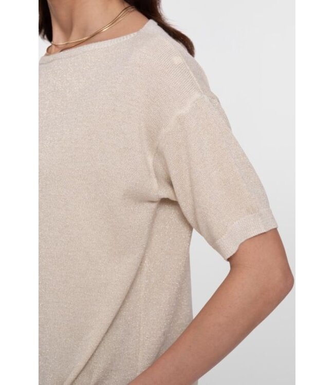 Geisha Pullover lurex 64089-70 sand/gold